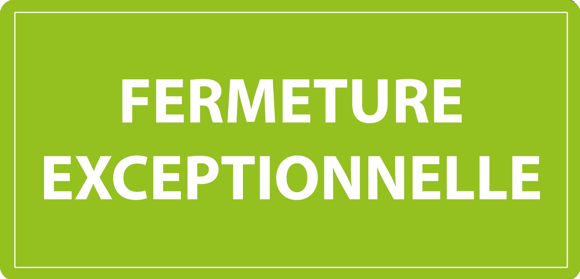 Exceptional closure